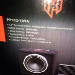 ProPlus 12inch 1000w Sub Built In Amplifier Bass Box