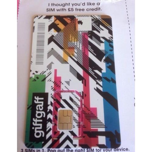 sim card with money