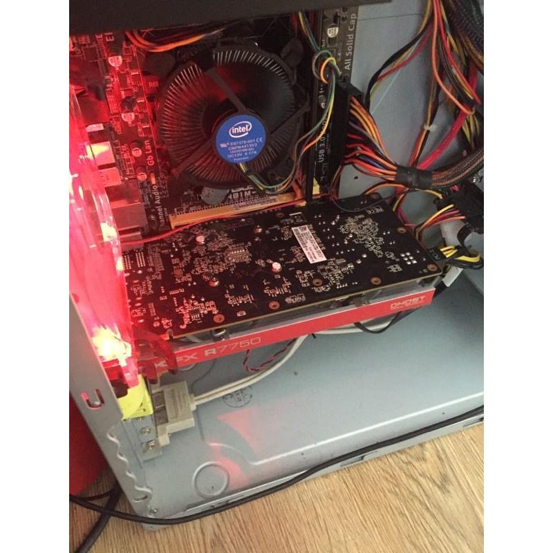 Gaming PC i5 4430/4gb ram/500gb HD/HDR7750