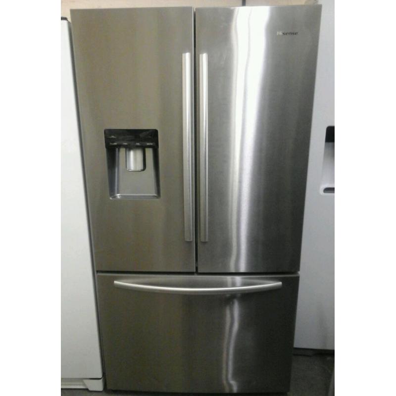 HiSense American Style Fridge Model RF697N4ZS1