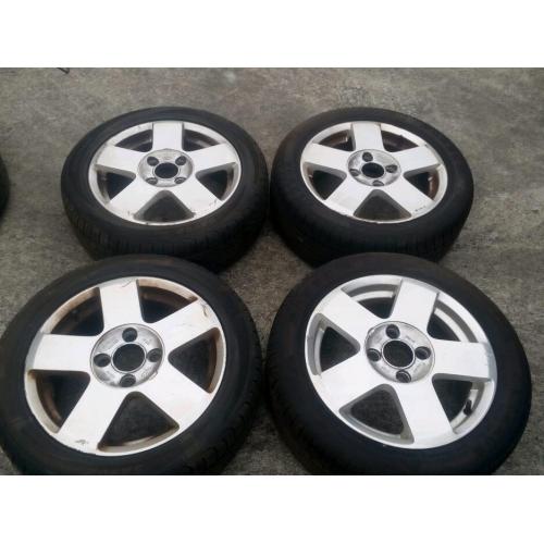 Ford fiesta 15 inch alloys almost new tyres