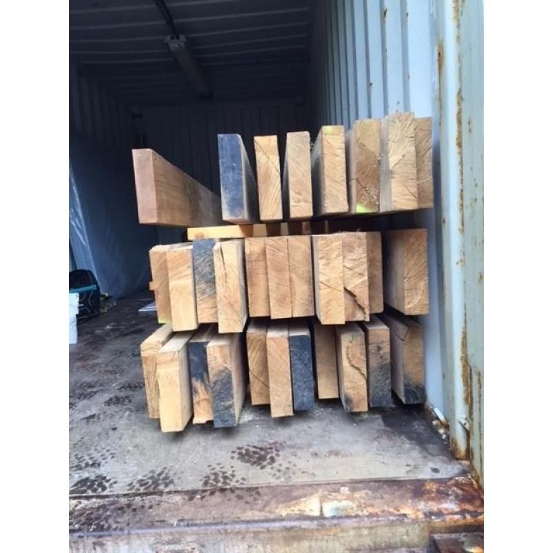 Structural graded Seasoned oak beams