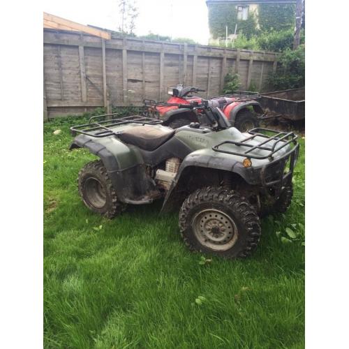 Honda fourtrax quad 350cc 4x4