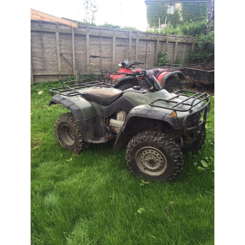 Honda fourtrax quad 350cc 4x4