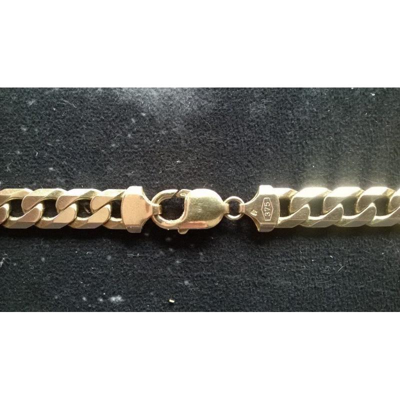 Heavy 9ct Gold Curb Chain 65g!!! (Reduced you wont get one this weight cheaper!!)