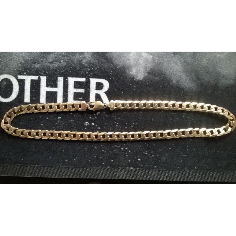 Heavy 9ct Gold Curb Chain 65g!!! (Reduced you wont get one this weight cheaper!!)
