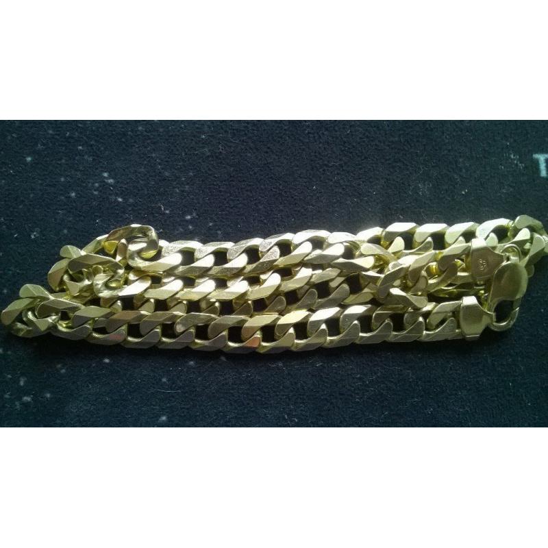 Heavy 9ct Gold Curb Chain 65g!!! (Reduced you wont get one this weight cheaper!!)