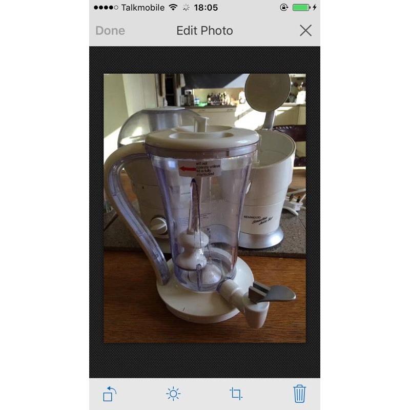 Kenwood Juicer.