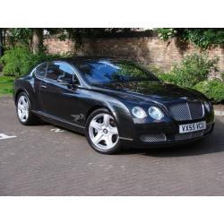 EXCELLENT EXAMPLE!!! 2006 BENTLEY CONTINENTAL 6.0 GT 2dr, BLACK LEATHER, SAT NAV, HEATED SEATS, ECT