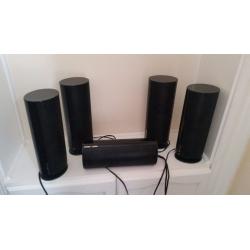 3 Month Old Harman Kardon BDS 577 3D Blueray Home Cinema Dolby 5.1 Receiver with Speakers