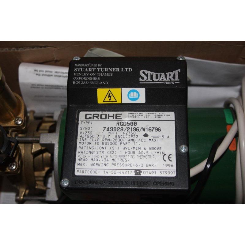 stuart turner monsoon 3.0 bar twin pump 46078