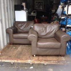 Leather suite,2+1+1,