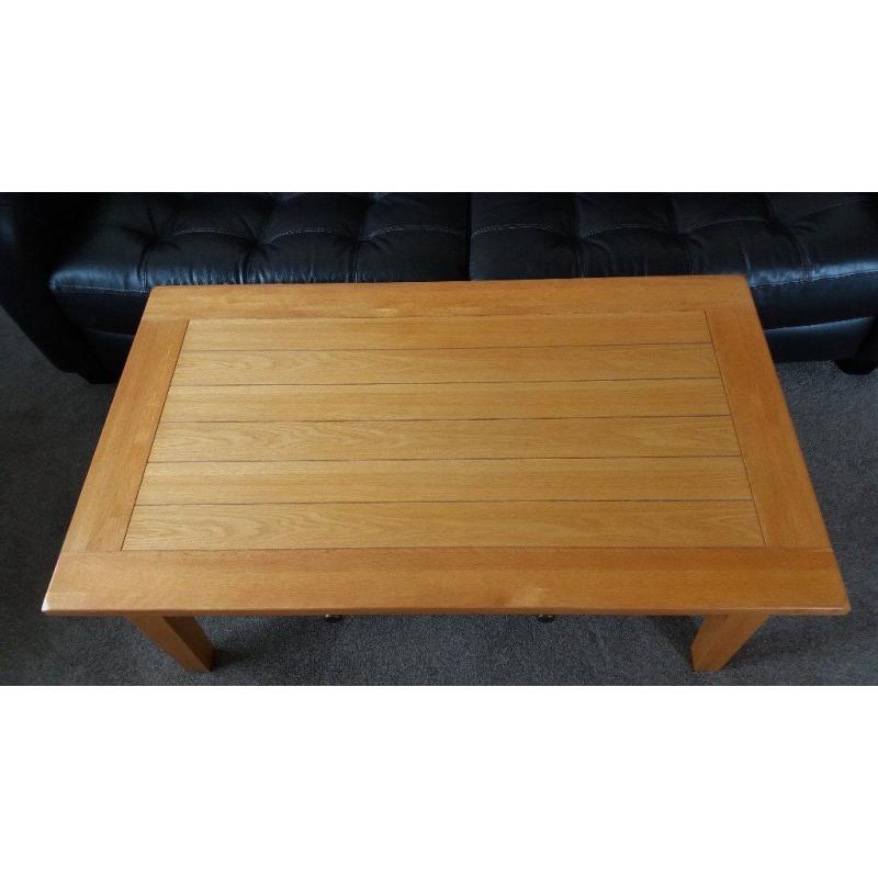 M&S Solid Oak Coffee Table