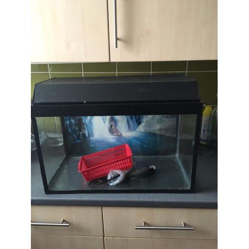 Aquarium with heater