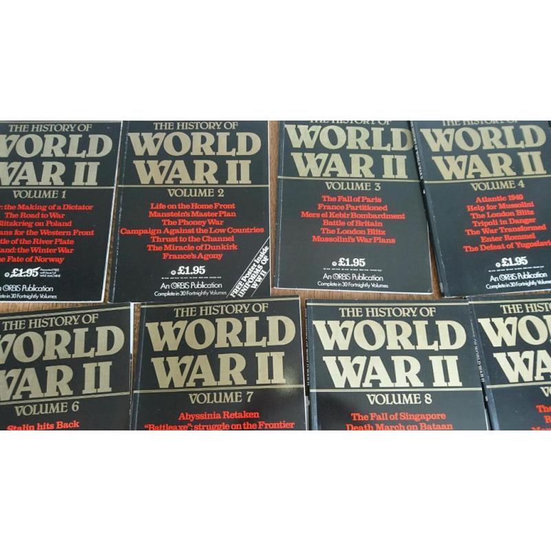 History of world war 2 volumes collection