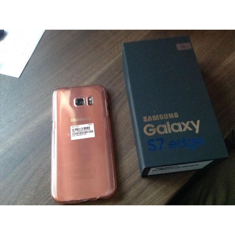 Samsung Galaxy S7 edge new rose gold
