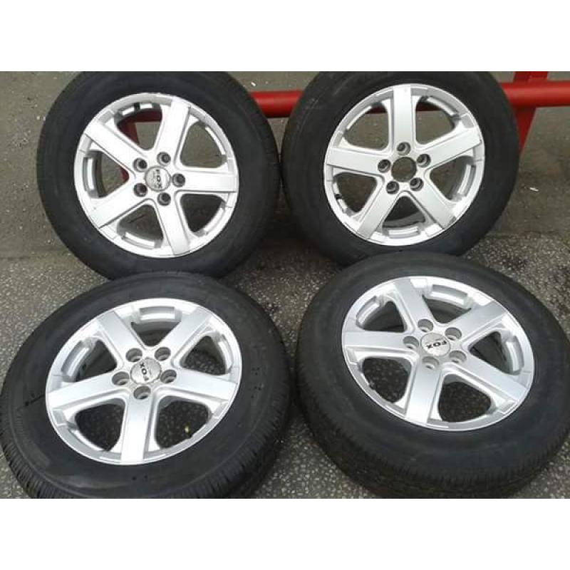 VW T4 & MERCEDES VITO VANEO FOX VIPER COMMERCIAL 16" ALLOYS & 205/65/16C TYRES. 5X112PCD