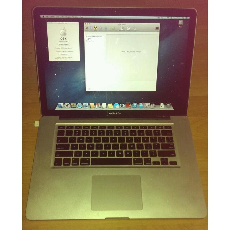 MacBook pro A1286, 15.4" screen, i7, 3gb ddr3
