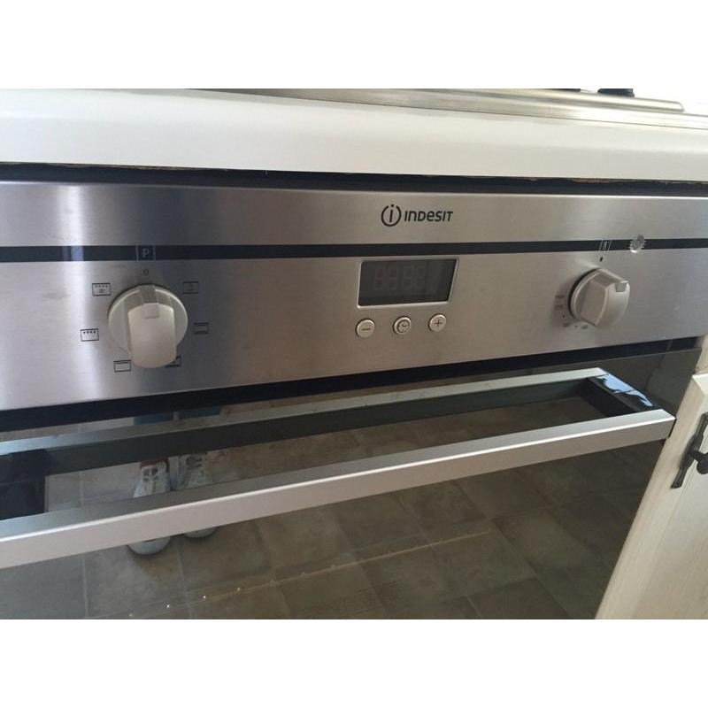 Indesit Built In Electric Single Oven - Stainless Steel