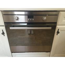 Indesit Built In Electric Single Oven - Stainless Steel
