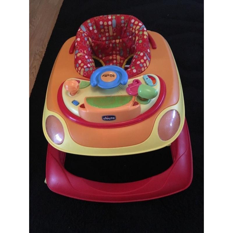 Baby walker lights and sounds