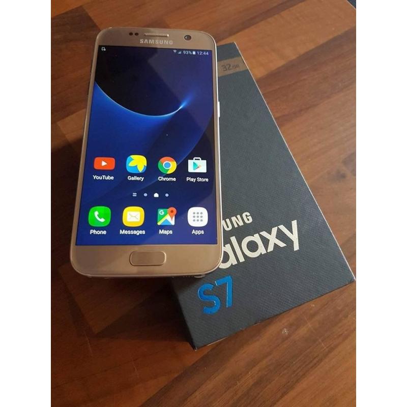 SAMSUNG S7 GOLD!UNLOCKED!32GB!NEW CONDITION!