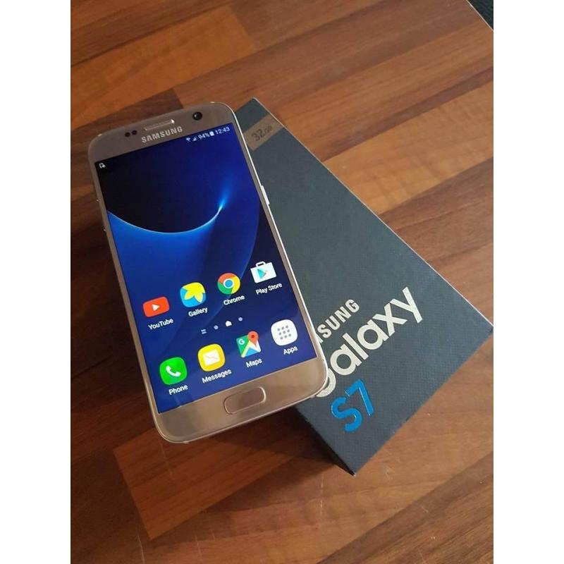 SAMSUNG S7 GOLD!UNLOCKED!32GB!NEW CONDITION!