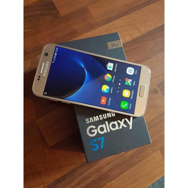 SAMSUNG S7 GOLD!UNLOCKED!32GB!NEW CONDITION!