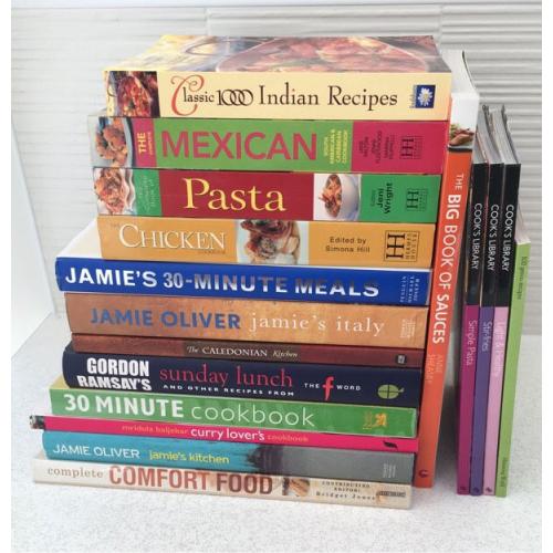 Collection of cookbooks