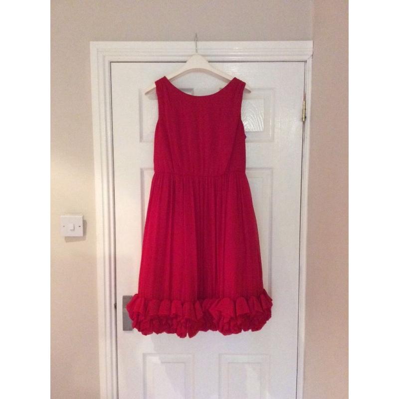 Red monsoon dress size 12