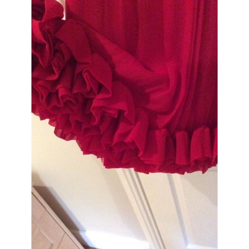 Red monsoon dress size 12