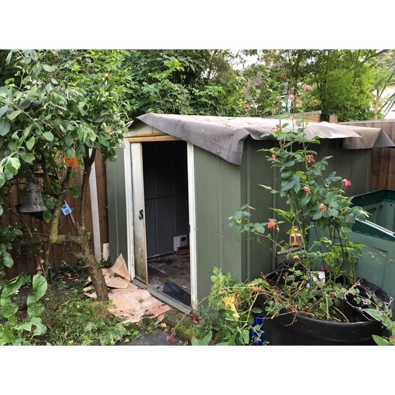 Metal shed