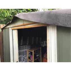 Metal shed