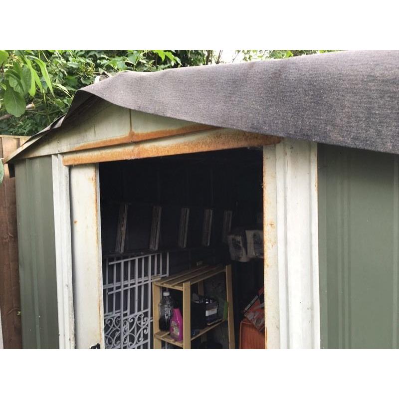 Metal shed