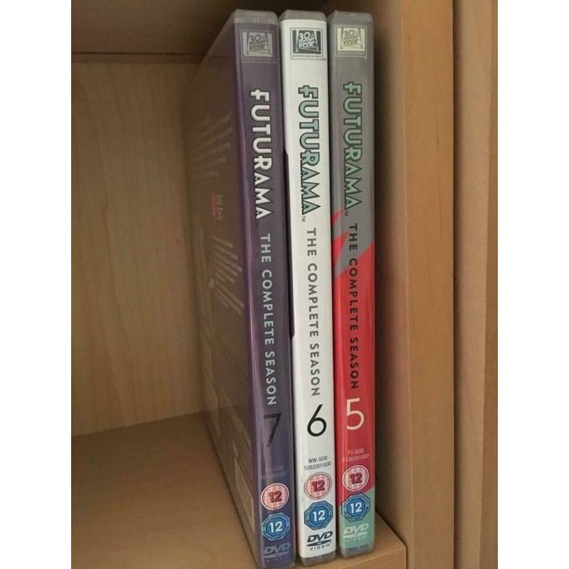 Futurama Season 1,3,4,5,6,7