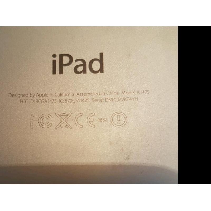 Ipad air faulty home button so I use asselbility apart from that it's fine