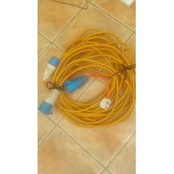 Trailer lock and hook up cable & adapter