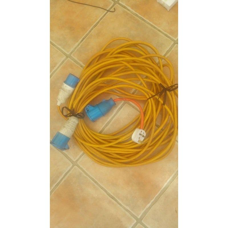 Trailer lock and hook up cable & adapter
