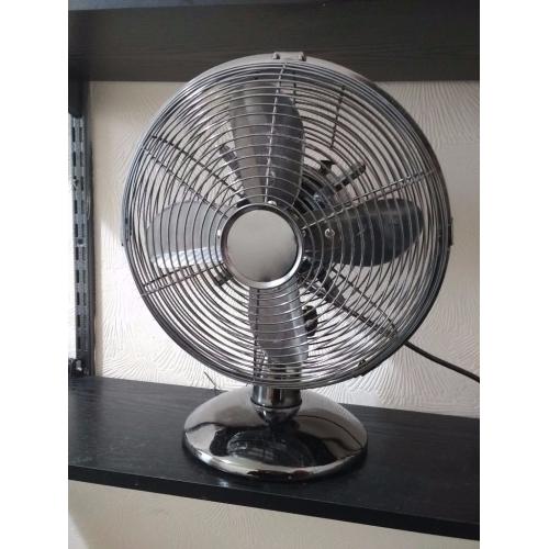 Metal desk fan