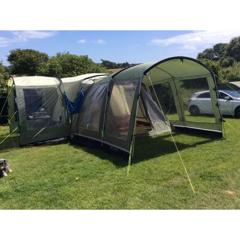 Outwell Oakland XL Tent (5 man) & front and side extension