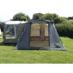 Outwell Oakland XL Tent (5 man) & front and side extension