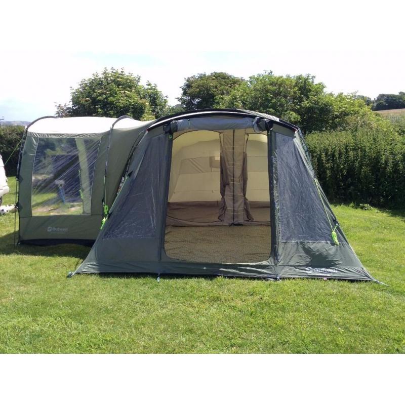 Outwell Oakland XL Tent (5 man) & front and side extension