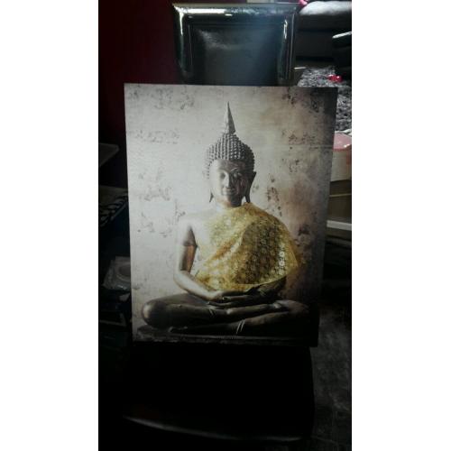 Large Buddha canvas