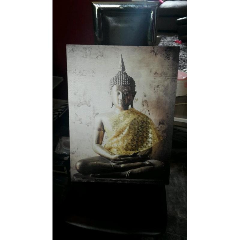 Large Buddha canvas