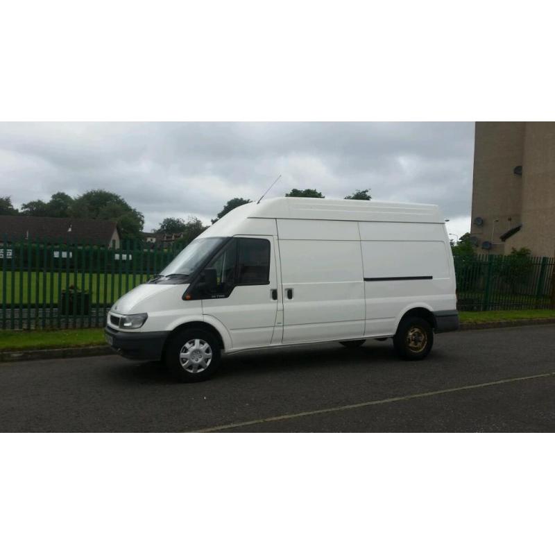 56 / transit t350 lwb high roof good mot similar to vivaro traffic sprinter