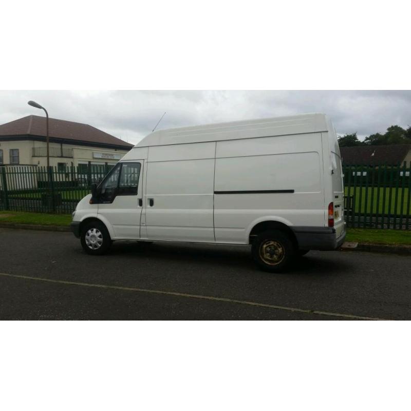56 / transit t350 lwb high roof good mot similar to vivaro traffic sprinter
