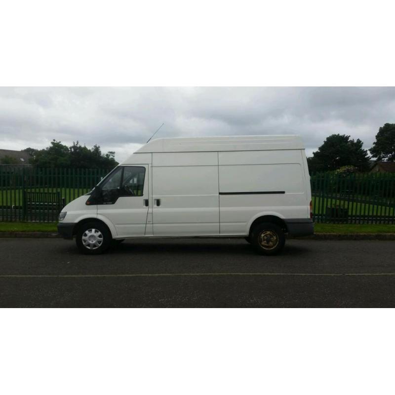 56 / transit t350 lwb high roof good mot similar to vivaro traffic sprinter