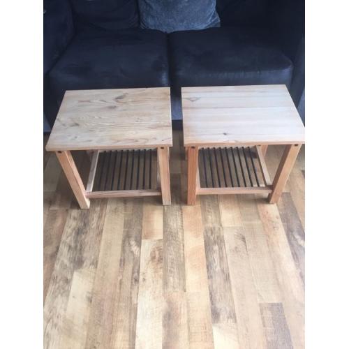 Pair of side tables