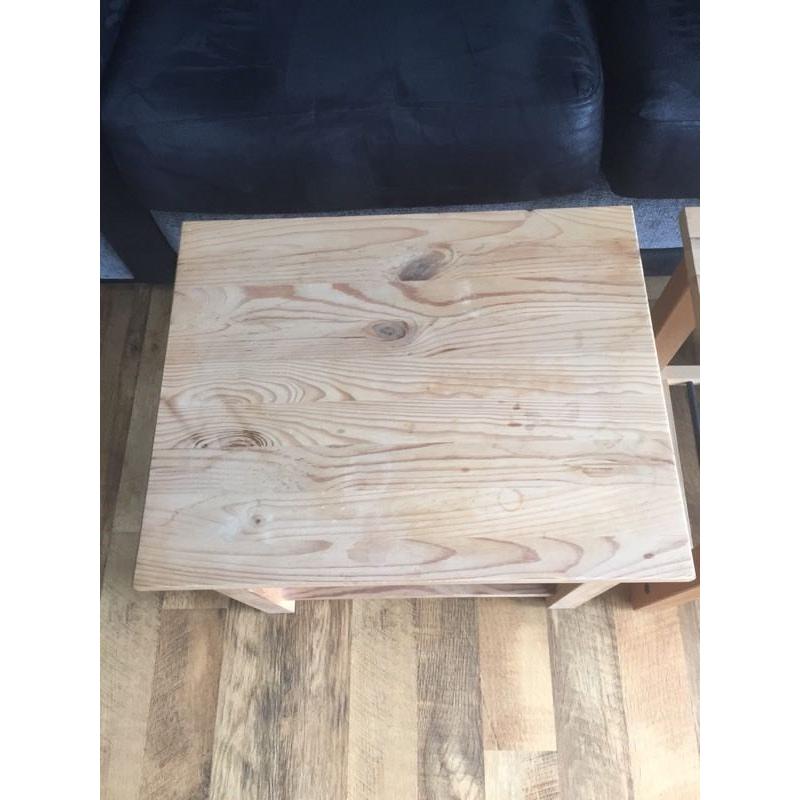 Pair of side tables