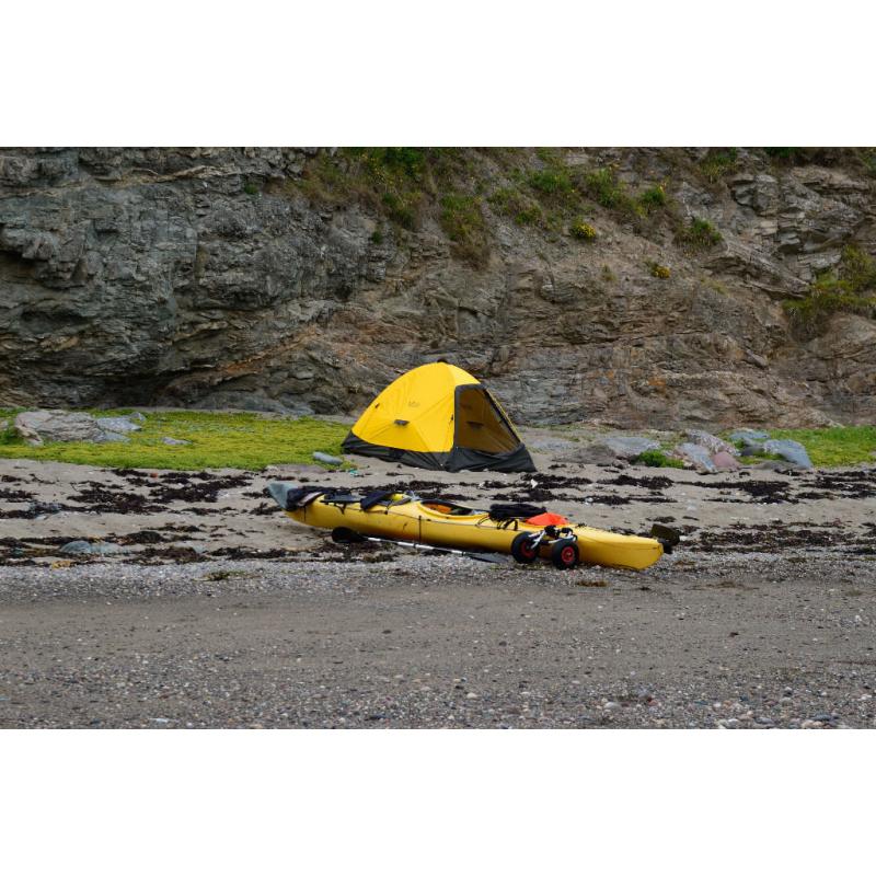 Prijon Kodiak Expedition Sea Kayak w/ rudder, well used but very seaworthy, huge storage capacity